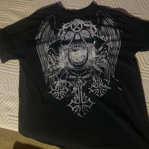 Black Graphic Men's Shirt